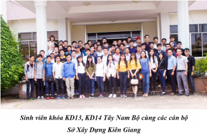 Sinh viên hai khóa KD13,14 (Tây Nam Bộ) tham quan thực tế Rạch Giá (Kiên Giang)