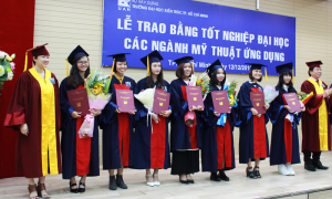159 sinh viên Mỹ thuật Công nghiệp khóa 2012-2016 nhận bằng tốt nghiệp