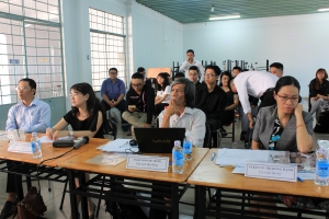 Sinh viên ngành thiết kế đô thị - Chương trình tiên tiến (UD2012) bảo vệ đồ án tốt nghiệp