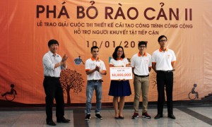 SV ĐH Kiến trúc TP.HCM đạt giải Nhì cuộc thi thiết kế công trình cho người khuyết tật