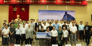 Sinh viên ĐH Kiến trúc TPHCM đạt giải Nhất cuộc thi ARCHICAD BIM 2017