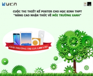 Mời tham dự cuộc thi thiết kế poster “Nâng cao nhận thức về môi trường xanh”