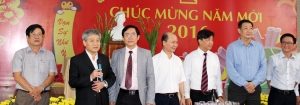 Thứ trưởng Bộ Xây dựng Bùi Phạm Khánh thăm ĐH Kiến trúc TP.HCM ngày làm việc đầu năm mới