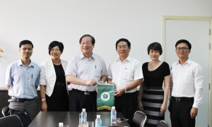 Tiếp đoàn đại biểu trường Đại học Shute (Đài Loan)