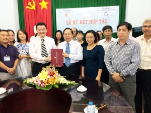Đại học Kiến trúc TP.HCM và Cao đẳng Xây dựng số 2 ký kết thỏa thuận hợp tác