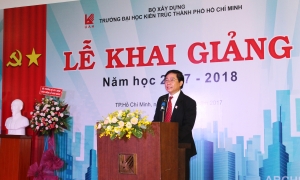 Đại học Kiến trúc TP.Hồ Chí Minh khai giảng năm học mới 2017 - 2018