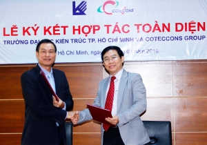 ĐH Kiến trúc TP.HCM và Coteccons Group ký kết hợp tác toàn diện