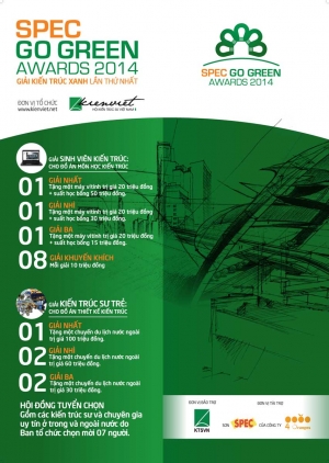 Giải Kiến trúc xanh SPEC GO GREEN AWARDS 2014