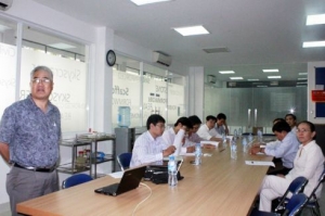 Sinh hoạt học thuật "Phân tích ứng xử của bè trên nền cọc bằng phần mềm PRABS"