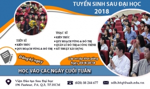 Thông báo tuyển sinh Sau Đại học đợt tháng 10 năm 2018