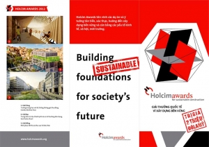 Thông báo về việc tổ chức hội thảo và giới thiệu giải thưởng Holcim Adwards 2013